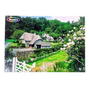 RoseArt 1000 Piece Jigsaw Puzzle Buckland in the Moor Cottage Garden New Sealed